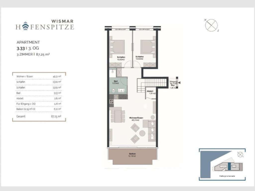 Hafenspitze App 33 Apartment Wismar Luaran gambar